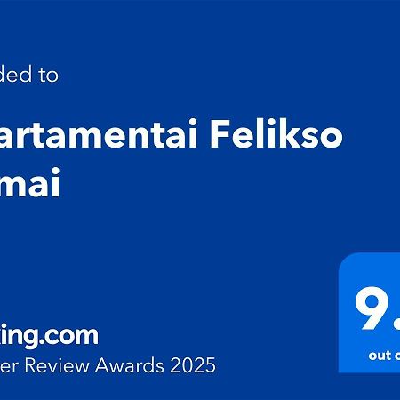 Apartamentai Felikso Namai Κλαϊπέντα Εξωτερικό φωτογραφία